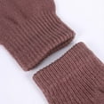 thumbnail image 4 of Krdevn Winter Thermal Fingerless Gloves for Kids Adults Knitted Half Finger Hand Mittens Cold Weather Indoor Outdoor Warm,One Size, 4 of 5