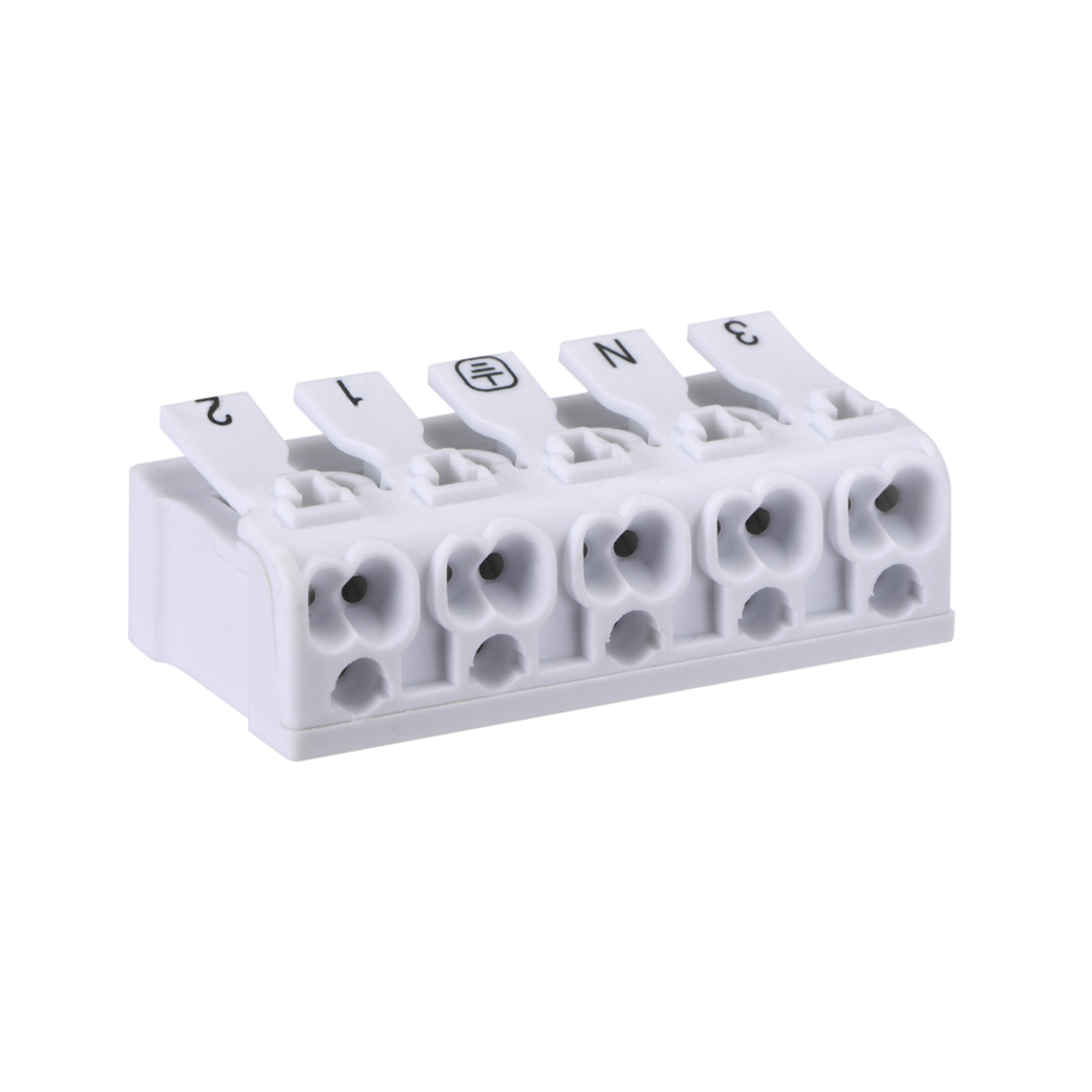 Spring Wire Connectors, Quick Connector No Screws Terminal Block 5