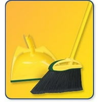 Angler Angle Broom with Dust Pan Case of 4 by Homestead