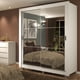 thumbnail image 2 of Ropero Closet Madesa Dallas Plus 2 Puertas Corredizas con Espejo 4 Cajones con Pies BB, 2 of 5