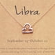 thumbnail image 1 of Collar Minnieouse constelaciones zodiaco Libra oro rosa, 1 of 6