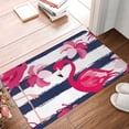 thumbnail image 4 of Goofa 16"x24" Inches Pink Flamingos Doormats for Outdoor Entrance - Non-Slip Welcome Mat, Heavy Duty Door Mats Outdoor, Spring Doormat, 4 of 9