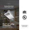 thumbnail image 4 of Ventilador de escape y calentador de baño Broan-nuTone PowerHeat, 4 of 6