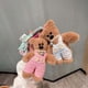 thumbnail image 2 of Oso pequeño de peluche de 15cm, llaveros DIY, monos tejidos hechos a mano, llavero de oso, colgante de animales, accesorios para bolso para niños y mujeres, 2 of 5