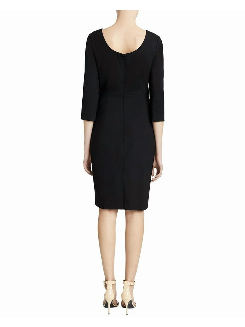 princess polly baby blue dress Theory Black Stretch Knit Cowl Neck Midi Dress S Theory
