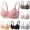 Beige, variant on Women Solid No- Threaded Summer Womens Dressy Casual Bras Ruffled Back Button