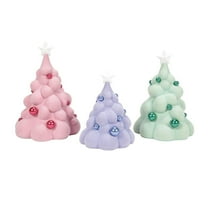 Department 56 Christmas Village Mallowdream Tree Figurine Set, 3 Pieces, 6in H