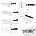 thumbnail image 3 of Set de Espátulas de Metal, Juego de 6 Piezas de Accesorios para Parrilla, 3 of 4