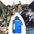 thumbnail image 4 of Large capacity plastic sports kettle with scale - Blue -3.78L- Sports kettle, 4 of 5