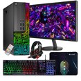 thumbnail image 1 of Dell OptiPlex Desktop RGB Computer Intel i5 Quad-Core Processor 16GB RAM 256GB SSD, 24 Inch Monitor, Win 10 Pro WiFi, Gaming Headset HAJAAN Gaming PC Keyboard & Mouse - Refurbished, 1 of 6