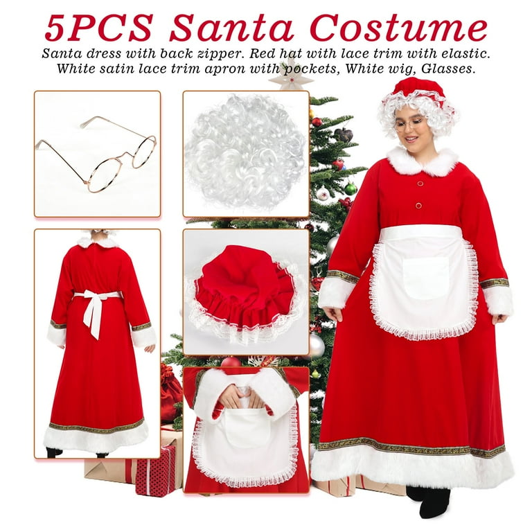 Miss Santa Costume with Hat Miss Santa Costume with Hat