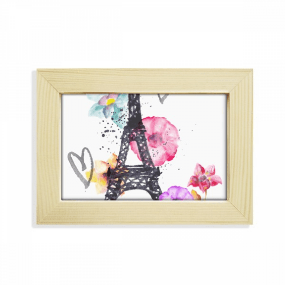 eiffel tower Shaped france desktop decorate photo frame picture art painting 5x7 inch