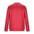thumbnail image 4 of Dvprdro Plus Size Sweatshirts for Men Crew Neck Textured Long Sleeve Pullover Fashion Casual Shirts, 4 of 6