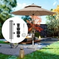 thumbnail image 5 of Universal Granite Umbrella Stand Tube Outdoor,Stone Umbrella Stainless Steel Tube Base, Heavy Duty Marble Flag Pole Stake Holder,Table Umbrella Tube Bracket,DIY Metal Tube Umbrella Mount, 5 of 10