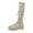 White, variant on Fesfesfes Platform Boots for Women Winter Boots Shoes Low-Heel Comfortable Outdoor Non-Slip Outdoor Mid-Calf Boots US:7.5(40)