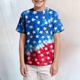 thumbnail image 2 of Gerichy Boys Tshirts,Boys 4th of July Shirt Boys Short Sleeve Tops Comfortable Breathable Fashion Boys Short Sleeve Tops, 2 of 5