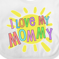 thumbnail image 4 of Inktastic I Love My Mommy Sun and Rainbow Letters Boys or Girls Baby Bib, 4 of 4