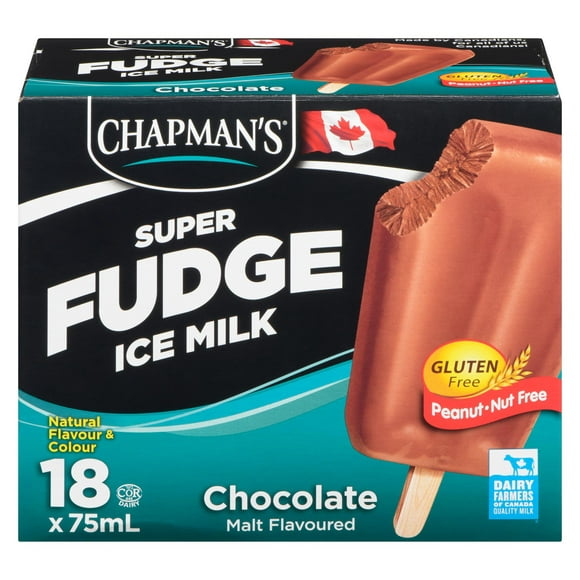Chapman's Super Fudge Ice Milk Bars, 18 x 75mL