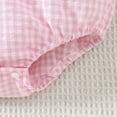 thumbnail image 3 of MEZZALL Girls Fly Sleeve Plaid Romper Embroider Bodysuits Onesie Clothes 6-12 Months Cozy Kids Wear, 3 of 3