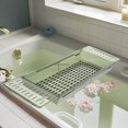 thumbnail image 4 of HEALEEP De Almacenamiento Para Bañera Verde Expandible Con Soporte Para Y Uso Conveniente En, 4 of 8