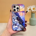 thumbnail image 2 of SKLYDDI Multicolor Serene Cliffside Village for iPhone 12 Case - Semi-Abstract TPU Design, Aesthetic, 2 of 7