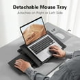 thumbnail image 2 of Adjustable Lap Desk with Adjustable Angles & Dual Cushions Laptop Stand for Car Laptop Desk Work Table Lap Writing Board & Drawing Desk on Sofa or Bed, 2 of 8