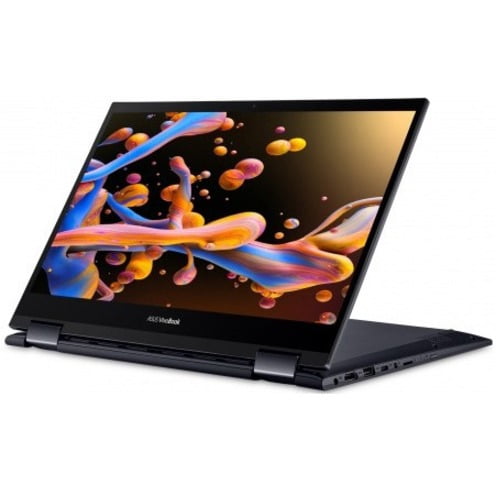 ASUS VivoBook Flip 14" FHD Touchscreen PC Laptop, AMD Ryzen 7 5700U, 8GB RAM, 512GB SSD, Windows 10 Home, Bespoke Black, TM420UA-DS71T