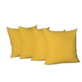 thumbnail image 2 of HomeRoots 480774 22 x 22 in. Yellow Polyester Zippered Pillow Cover, Set of 4, 2 of 4