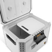ToughBuilt StackTech XL Cooler, Stackable 38 Quart Hard Shell Chest, White