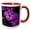 Red/White, variant on 3drose, Garden Laura Phlox Flowers Dark Pink Flowers, 15oz Mug