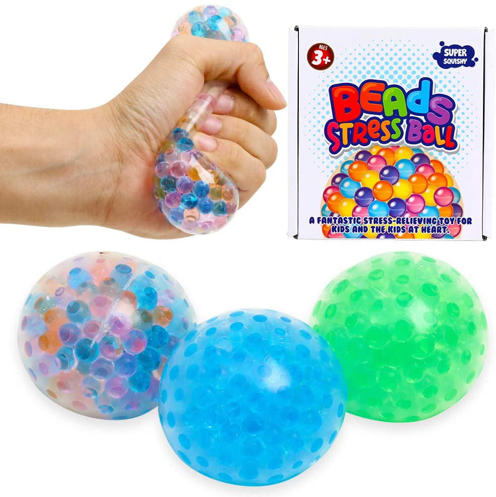 Stress Reliever Mesh Ball Squeeze Toy Novelty Sensory For Boy Girl Toys M6X4 