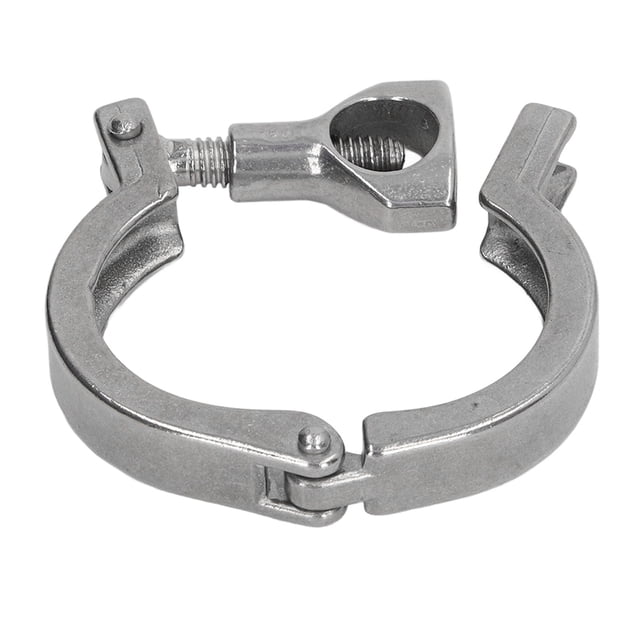 Hose Tri Clamp, Stainless Steel Triple Clamp Fixture with Wing Nut for Hose Pipe Connection