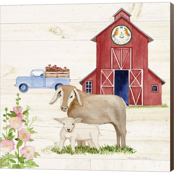 Life on the Farm IV by Kathleen Parr McKenna, Canvas Wall Art