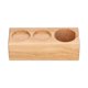 thumbnail image 4 of Estante De Portafiltros, Café En Polvo Estable Prensado De Café Soporte De Manipulación Materiales De Madera De Alta Calidad Con Textura De Madera Para Tiendas De Té Con Leche Cergrey Coffee Tamper Stand, 4 of 8