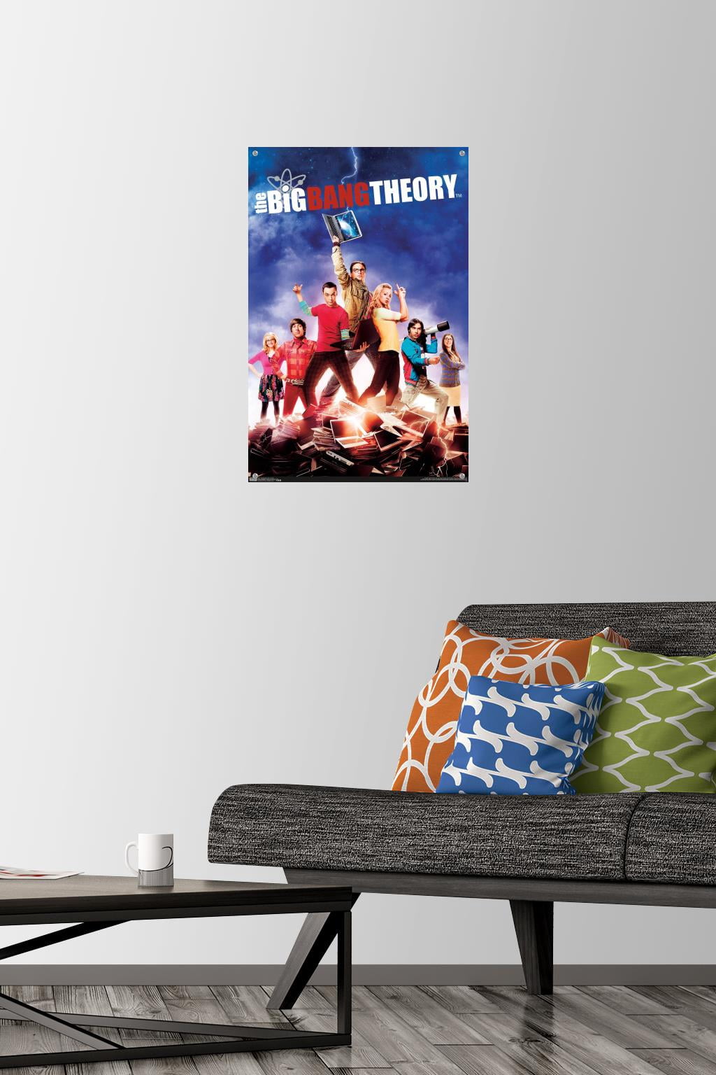 The Big Bang Theory - Key Art Wall Poster with Pushpins, 14.725" x 22.375"