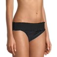 thumbnail image 2 of Tommy Hilfiger BLACK Smocked Bikini Swim Bottoms, US 2X-Large, 2 of 3