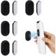 thumbnail image 1 of 4-Pack Magnetic Remote Control Holder Wall Mount, Self-Adhesive TV & AC Remote Organizer, Easy Storage for TV Backside & More, 1 of 5