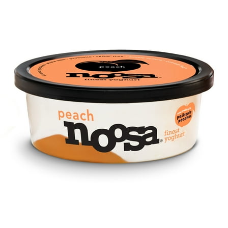 Noosa Yoghurt, Whole Milk Yogurt, Velvety Smooth & Creamy, Peach, 8 oz Tub