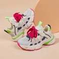thumbnail image 3 of Celivon Toddler Kids Sneakers Girls Lace Shoes Mesh Lace Boots Non Breathable Boots Size 2 T, 3 of 8