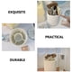 thumbnail image 5 of unbranded White Rotating Makeup Brush Cup Pen Holder Cosmetic Organizer for Desk Use, 5 of 8