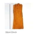 thumbnail image 2 of Yellow Leather Welding Gloves, 33cm/13inch, 2 of 7