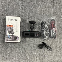 Sootree Rearview cameras for vehicles Wireless Car Rearview Cam with App Control, HD Recording, Black