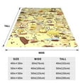 thumbnail image 2 of Pompompurin Fleece Blanket Super Soft Cozy Throw Blanket 80"X60", Lightweight Fuzzy Comfy Flannel Blanket Warm Plush Throw Blankets For Couch, Sofa, Bed, 2 of 8