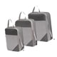 thumbnail image 1 of Bolsas de almacenamiento de compresión de 3 piezas, organizadores de equipaje para viajes de hombres Gris, 1 of 9