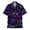 ZF Dark Purple, variant on Hawaiian Shirts for Men Funny Print Lightweight Short Sleeve Button Up Shirt Turndown Collar Relalxed Fit Plus Size Shirts Blue L