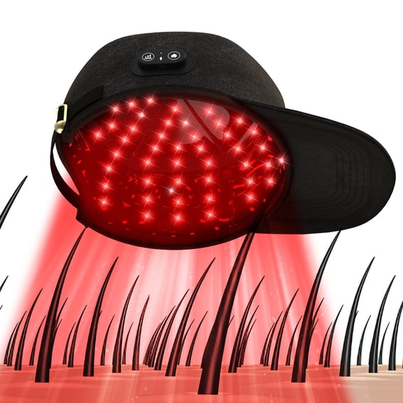 KTS 660nm 850nm Red Light Therapy Cap for Hair Growth, FDA Cleared Wireless Laser Hair Growth Hat, Rechargeable Light Therapy Hair Loss Cap for Men Women Thinning Hair, Alopecia