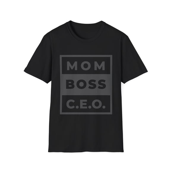 Funny Mom Boss C E O Novelty Women Ladies T-Shirt Tees