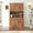 Walnut, variant on 70.87"Tall Kitchen Pantry Storage Cabinet, Large Kitchen Hutch Pantry Cabinet with 6-Doors, 1-Open Shelves and 1-Drawer, Modern Freestanding Buffet Cabinet for Kitchen,Dining Room, White