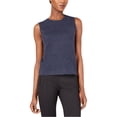 thumbnail image 1 of Anne Klein Womens Solid Tank Top, Blue, Medium, 1 of 1