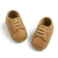 thumbnail image 5 of FAOWME Baby Shoes Summer 0 1 Year Old Baby Shoes Casual British Style Walking Shoes Brown 6-12 Months, 5 of 7